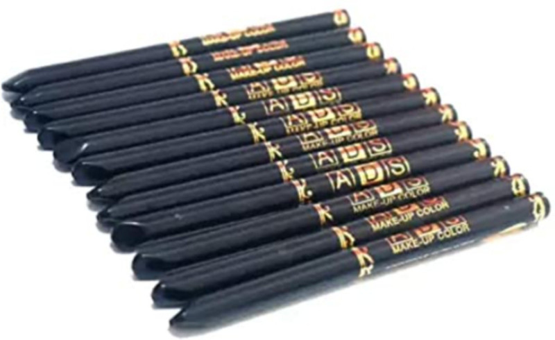 ads kajal pack of(12)(black, 60 g)