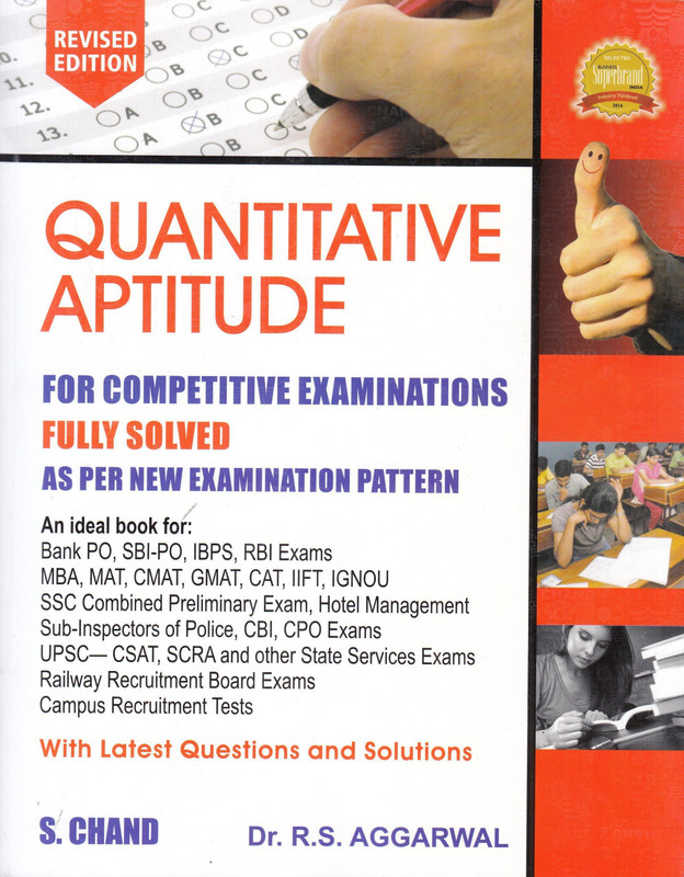 Quantitative Aptitude for Competitive Examinations - Quantitative Aptitude R.S Agrawal, S.Chand, English Medium with 0 Disc(English, Paperback, Aggarwal R. S.)