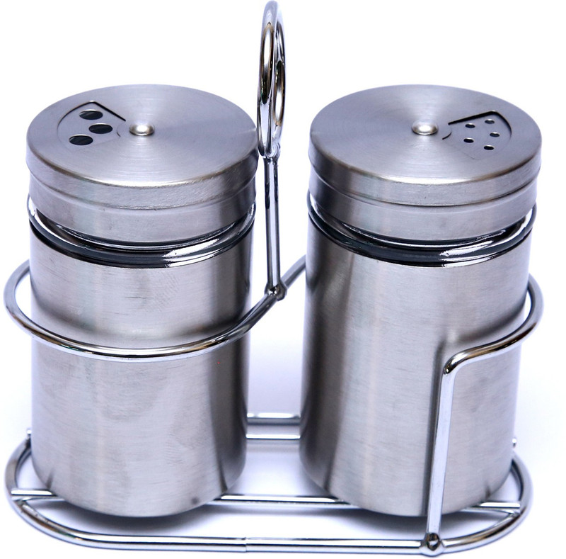 KUNYA Stainless Steel Traditional Pepper Mill(Silver, Pack of 1)
