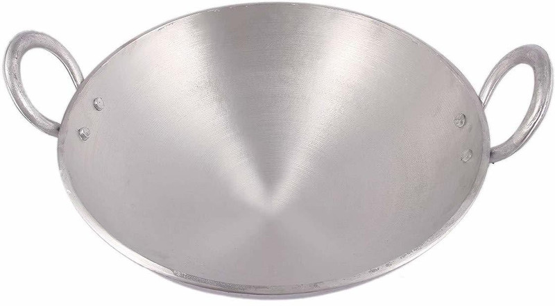 KITCHEN SHOP Kadhai 25 cm diameter 3 L capacity(Aluminium)