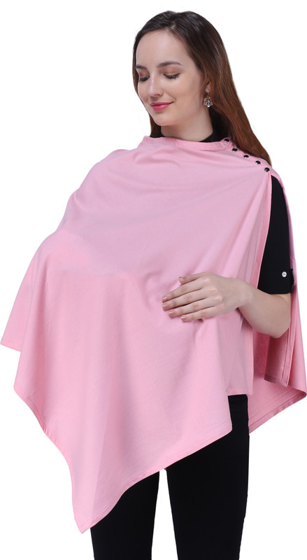 Warhammer Breastfeeding Cover for Mother and Nursing Cover for Breastfeeding Mother, Natural Soft Cotton Feeding Cloak(Pink)