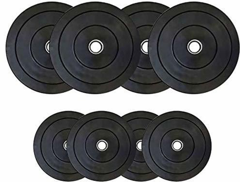 SX FITNESS 20 kg 20 Kg Spare Rubber Weight Plates Combo (2kg X 4 Plates, 3kg X 4 Plates) Home Gym Combo
