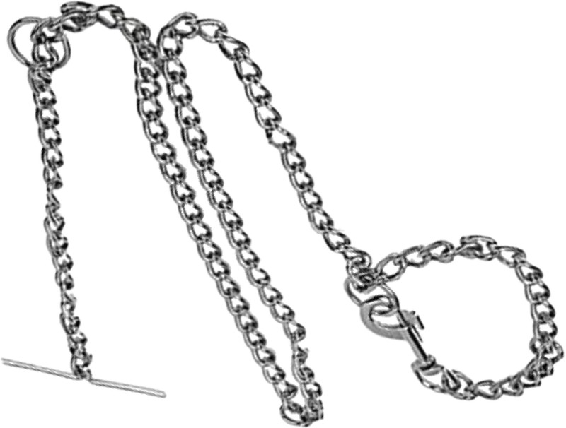 S.Blaze 450g Dog Chain 152cm Approx Specially for Under 40kg Medium Breeds 152 cm Dog Chain Leash(Silver)