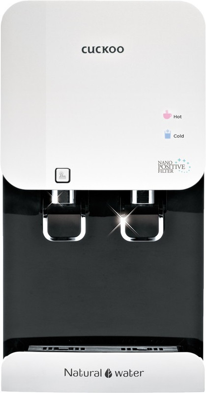CUCKOO Fusion Top Nano Hot & Cold 5.2 L Nano-Positive Water Purifier(White, Black)