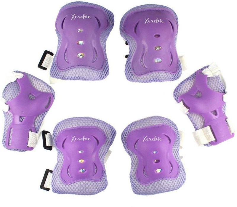 xerobic Kid's Protective Guard Roller Blading Wrist Elbow Knee Pads Blades Guard 6 PCS Set Skating Kit