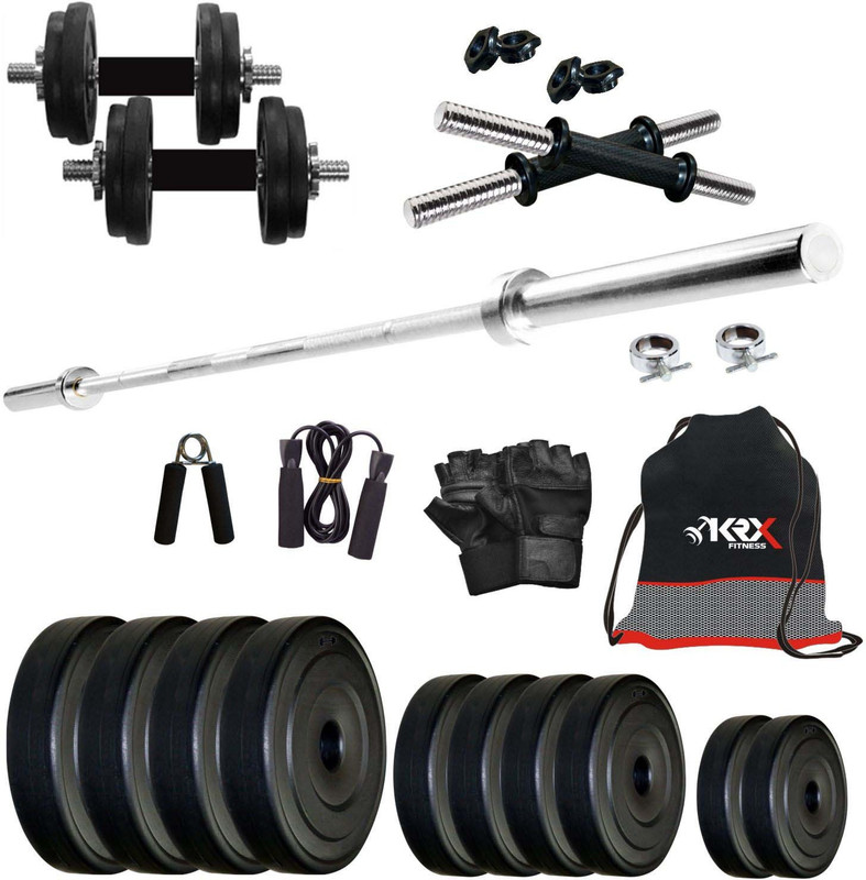 KRX PVC 18 KG COMBO 9 Home Gym Kit