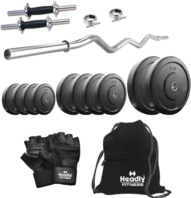 Headly 10 kg Combo 4 Home Gym & Fitness Kit RS.1464 (63.00% Off) - Flipkart