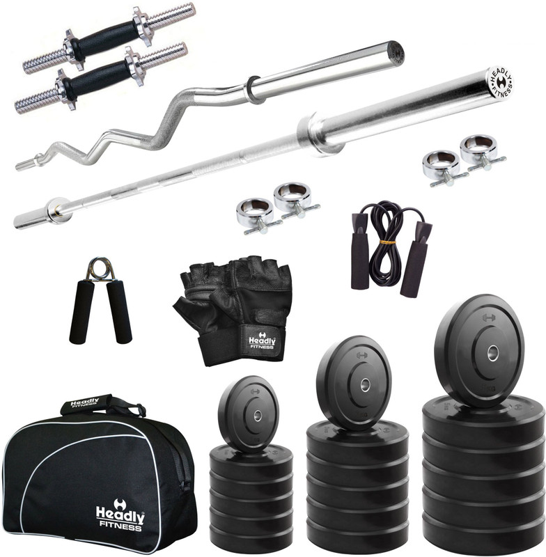 Headly 55 kg Combo CC 2 Total Home Gym Kit