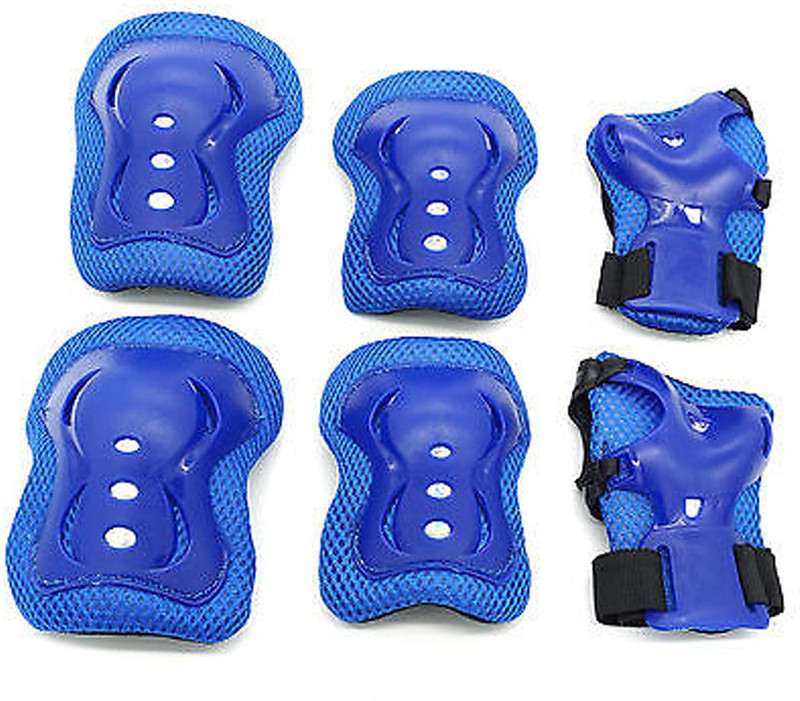 Hoteon kids blue protective clothing with elbow pads,wrist pads,knee pads Skating Kit