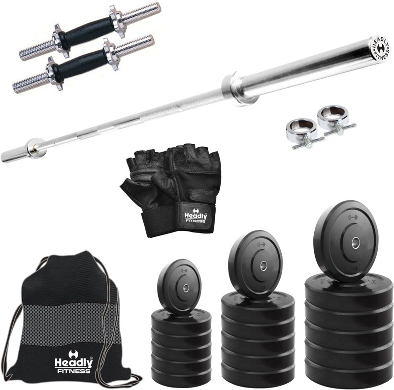 Headly 40 kg Combo BB 10 Convenient Home Gym Kit