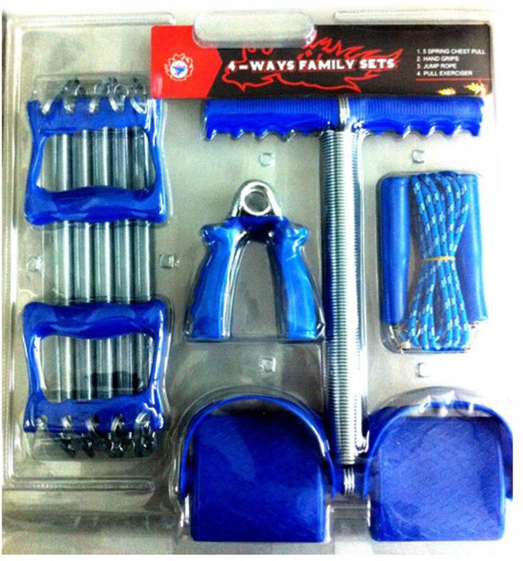 Lycan Family Workout Set With Cheast Expender , Tummy Trimmer , Hand Gripper & Skipping Rope Gym & Fitness Kit RS.805 (46.00% Off) - Flipkart