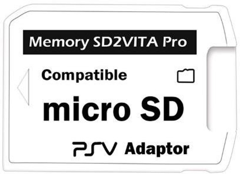 NEW WORLD SVSD PSVITA ProMemory Card Adapter For PSVita 1000/2000 PSTV#10 Card Reader(White)
