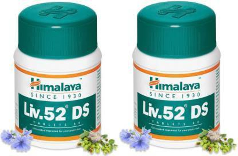 HIMALAYA Liv.52 DS Helps to protect the liver and improve the digestion (Pack of 2)(Pack of 2, 120 ml)