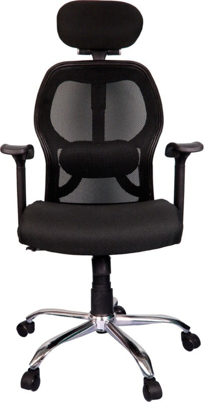 Rajpura Matrix High Back Revolving Chair (RSE001 Black) Fabric Office Executive Chair(Black, DIY(Do-It-Yourself))