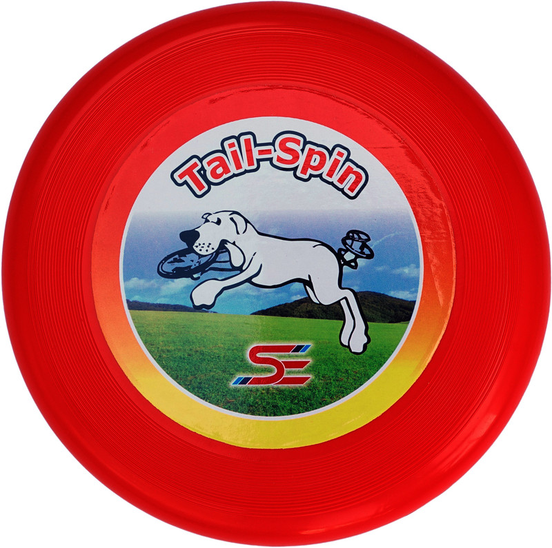 Shashi Enterprises Plastic Flying Disc Frisbee for Kids, Adults and Dogs (Random Colours) Frisbee & Boomerang(Red)