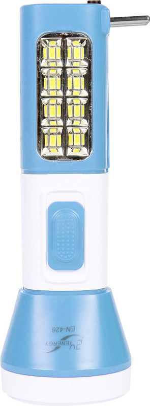 24 ENERGY Long Range 15 Watt Torch Cum Emergency Light Rechargeable 4 hrs Torch Emergency Light(Blue, White)