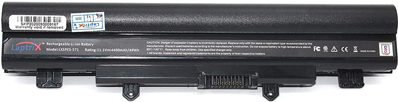 Laptrix Laptop Battery Compatible for AL14A32 KT.00603.008 3ICR17/65-2 Acer Aspire E1-571 E5-571 E5-411 E5-421 E5-511 E5-521 V3-472 V3-572 E14 6 Cell Laptop Battery