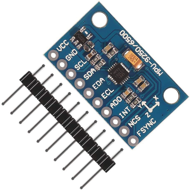 Electrobot MPU9250/6500 9-Axis 9-DOF 16 Bit Gyro + Accelerator + Magnetometer Sensor Module IIC/SPI for Arduino GY-9250 Educational Electronic Hobby Kit