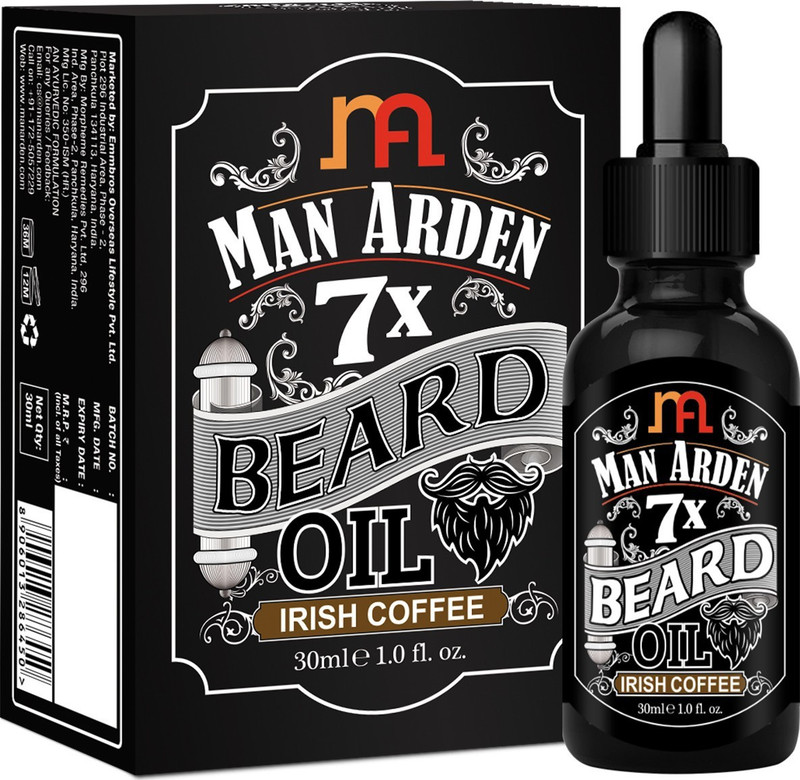 Man Arden 7X Beard Oil (Hydra Sport) – 7 Premium Oils Blend For Beard Growth and Nourishment Hair Oil(30 ml)