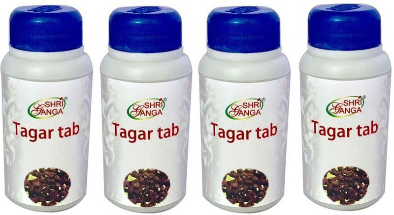 shriganga Tagar tab (pack of 4)(Pack of 4, 120 Tablets)