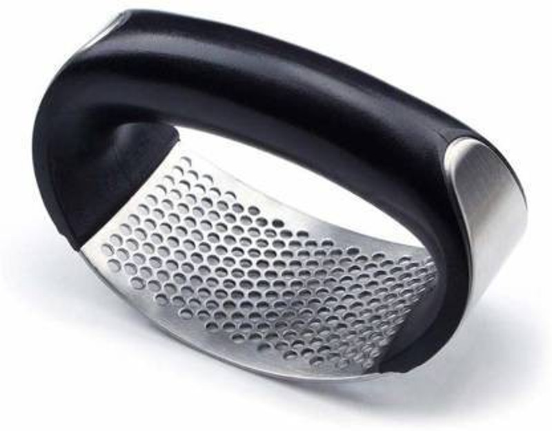 Beckon Mart Garlic Press Crusher, Kitchen Garlic Presser Garlic Crusher Squeezer Mincer Chopper Garlic Chopper Stainless Steel Garlic Press(Multicolor)
