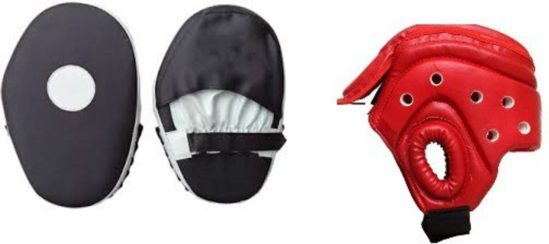XIOMI AGE 12 TO 14 YEAR TAEKWONDO KARATE KIT M Boxing Kit MEDIUM SIZE 2 NO ONE HEAD GUARD AND ONE PAIR FOCUS PAD Boxing Kit