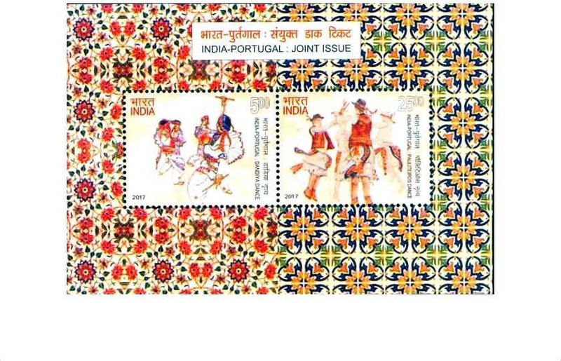 Phila Hub 2018- INDIA South Africa Joint Issue MINIATURE SHEET MNH CONDITION Stamps(2 Stamps)