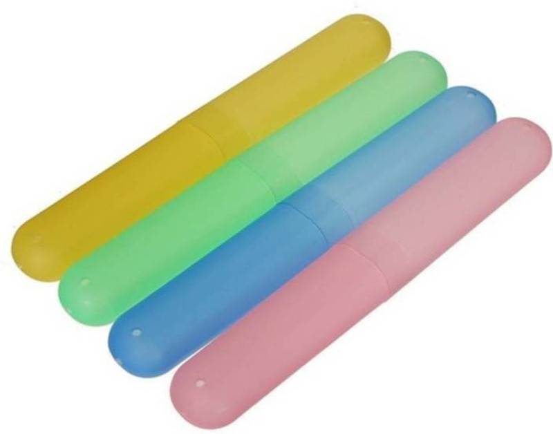 Qweezer 4 pcs toothbrush cover| toothbrush holder Toothbrush Case(Pack of 4)