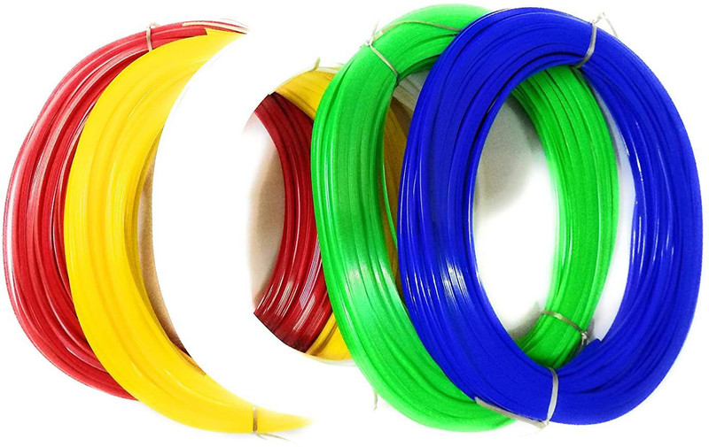rawzone Plastic Broom Wires for Craft Works, Basket Making Flower Vases Making Pack Of 5