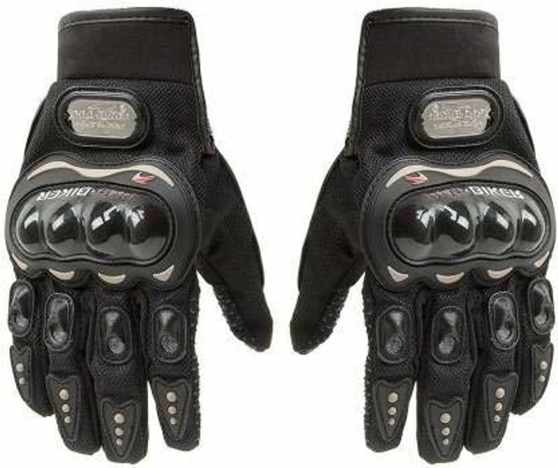 Modinity Full Racing Biking Driving Motorcycle Gloves Wicket Keeping Gloves(Black)
