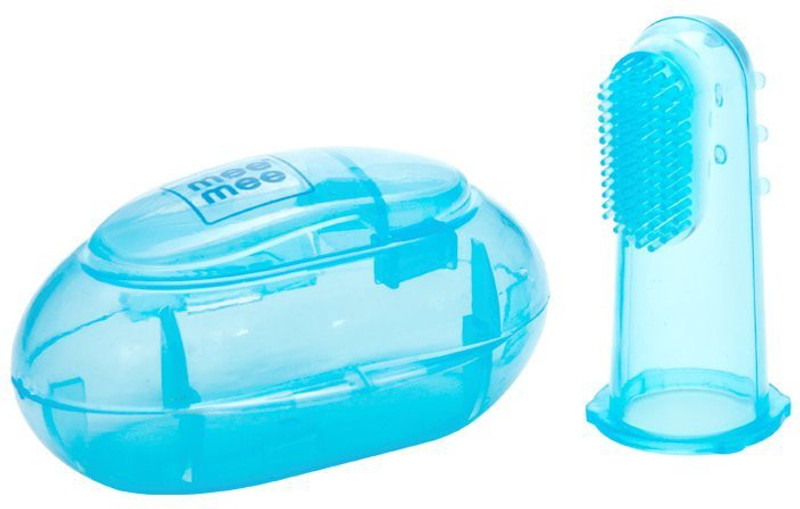SHIVMEDICOS Silicone Finger Brush With Carry Case Multicolor Extra Soft Toothbrush