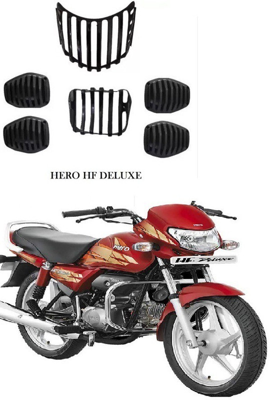 Naturalcreations HF DLX Full Grill Bike Headlight Grill(Black)