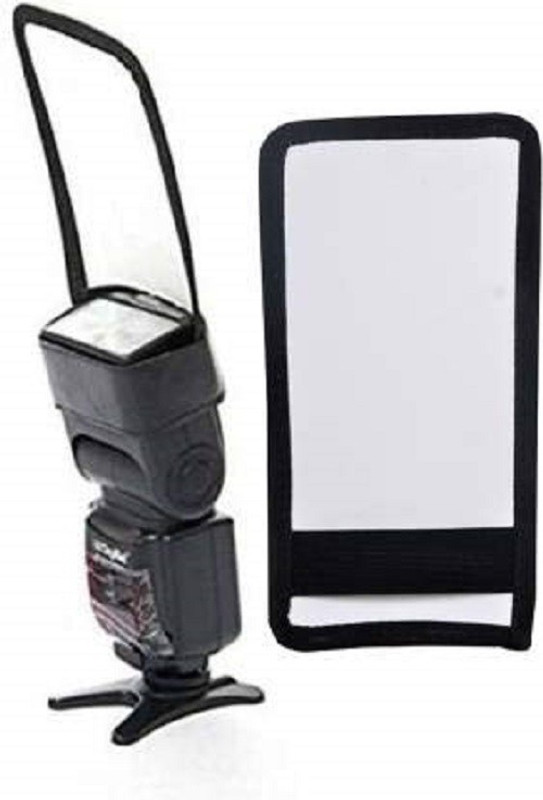 ALFASIYA Silver White Flash Diffuser Reflectors for Flash, Pack of Three (3) Pieces Camera Flash Diffuser (White, Silver) Any Camera Flash Diffuser(Black)