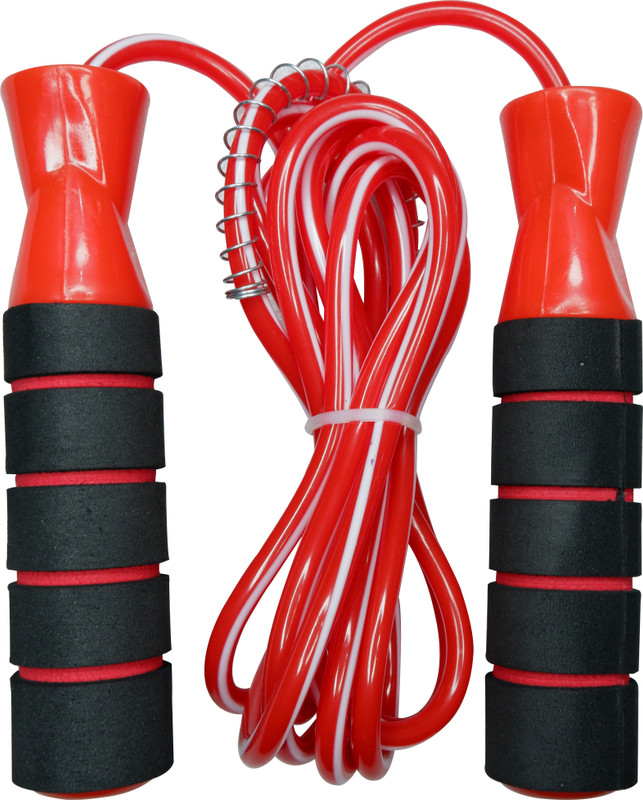 Worldstar skipping Rope Red For Jumping For Gym Training Ball Bearing Skipping Rope(Red, Length: 108 cm)