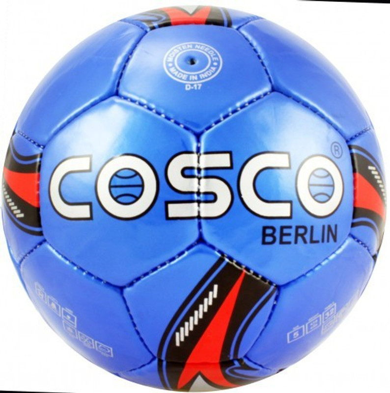 COSCO Kick Football - Size: 5(Standard, Pack of 1, Blue)