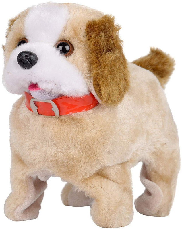 Haulsale Unique Barking, Waging Tail, Walking and Jumping Puppy, Battery Operated Back Flip Jumping Dog with Sound and Music Best Gift for Toddlers and Kids(Multicolor)