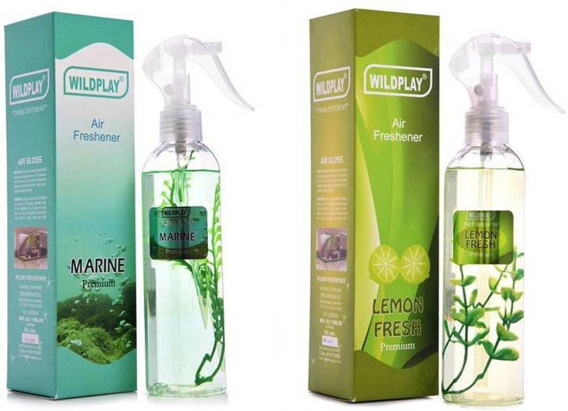 Wildplay MARINE, LEMON FRESH Car Freshener Spray AIR FRESHNER 09(2 x 1 Units)