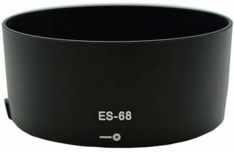 MIKSTORE Camera Lens Hood for Canon EOS-EF-50mm ES-68, Material-Plastic, Color- Black Lens Hood(49 mm, Black)