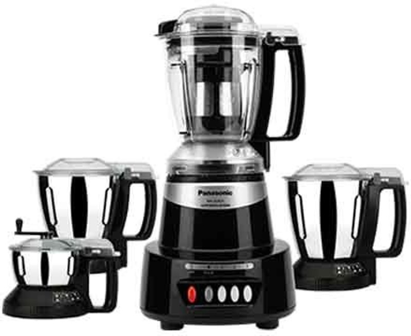 Panasonic BLACK 600 W Juicer Mixer Grinder(MX-AV425 | 4 Jars | Black)
