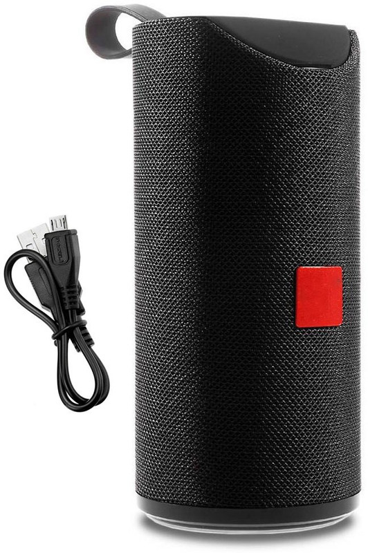 Worricow 100% Good Quality Ultra BASS & premium audio quality Portable wireless speaker with mic, In-built Carry Handle Support Bluetooth, FM Radio, USB, Micro SD Card Reader, Aux MP3 Player(Black, 5 Display)