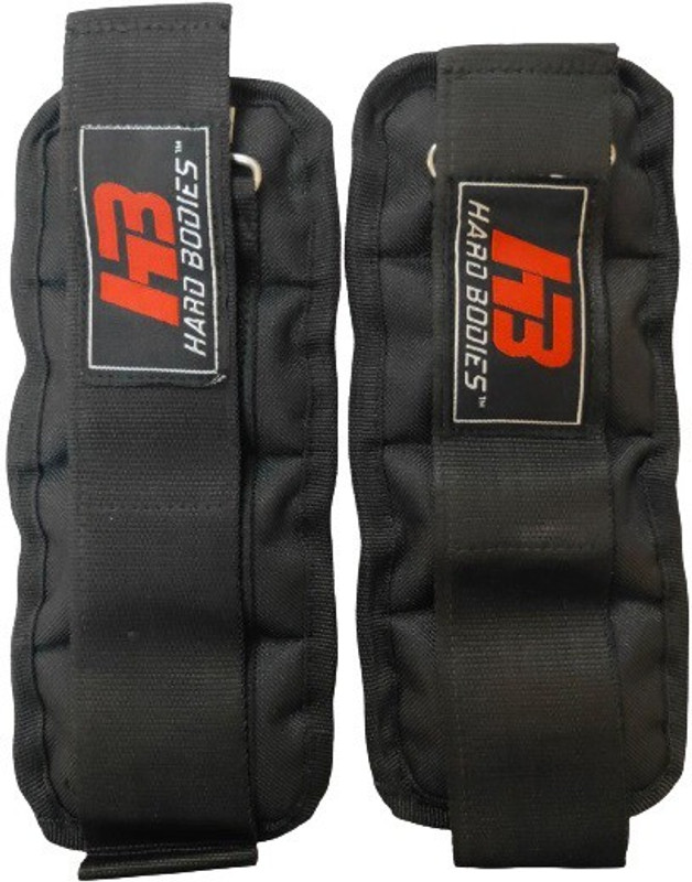 HB Hard Bodies Classic 1.5 Kg (Pair) Ankle & Wrist Weights for Workouts Black, Red Ankle & Wrist Weight(1.5 kg)