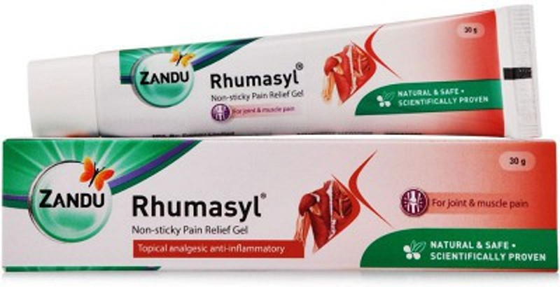 ZANDU RHUMASYL NON STICKY PAIN RELIEF GEL PACK OF 4(Pack of 4, 120 g)