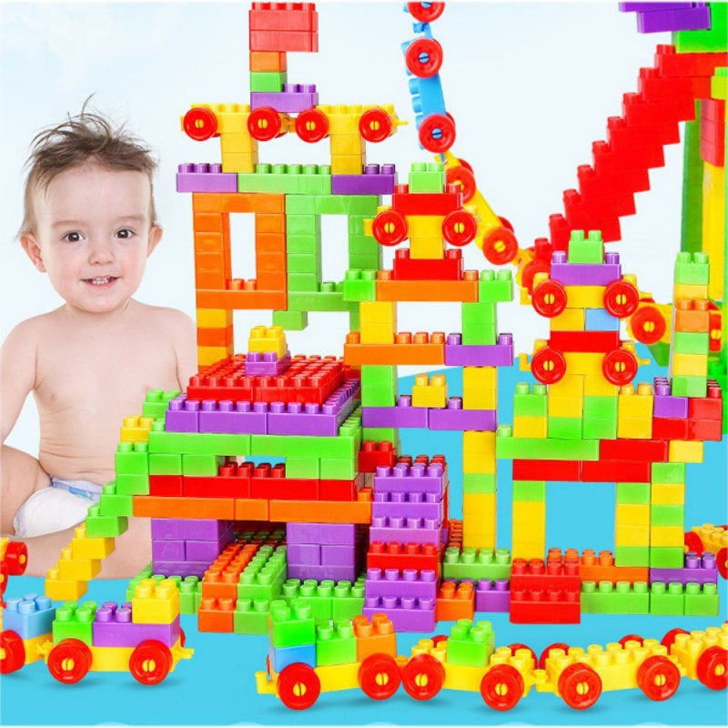 Willyard 100 PCS Building Blocks (92 Pieces +8 Tyres) to expand and imagine Lego blocks for children's Learning & Educational ,Skill Development|Brain Building |Creative toys boys and girls exercise children's intelligence Toy Set(Multicolor)