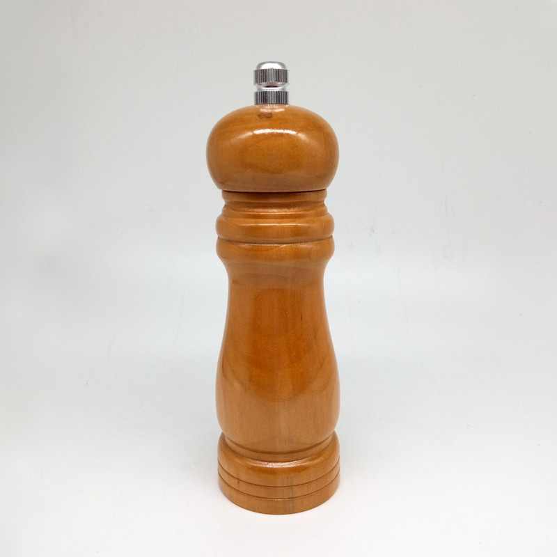 Shiv WSPM01 Wooden Traditional Pepper Mill(Gold, Pack of 1)
