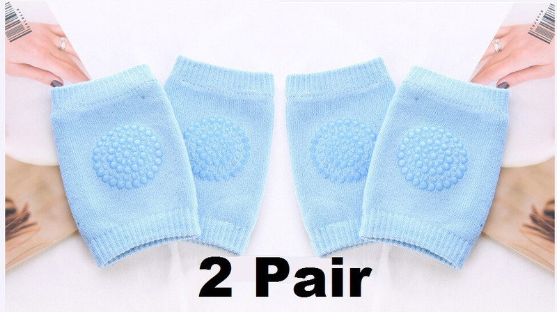 PVA Baby Crawling Anti Slip Knee Pads, Protect Infants & Toddlers Knees 2 pair Multicolor Baby Knee Pads(Unique)