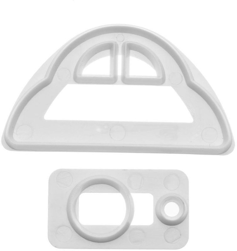 BAKERS4U 2 Piece Set Car Shape Fondant gumpaste Cutter for Cake Cookie Cutter(Pack of 2)