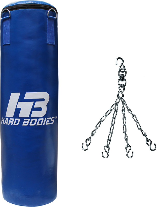 Hard Bodies Classic Punching Bag Unfilled with Chain Hanging Bag(3 Feet, 36 inch)