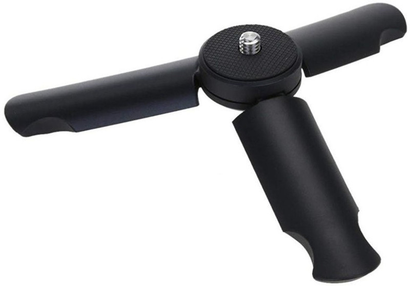 WildCard India Flexible Desktop Tripod Table Monopod Stand for Smooth Q/DJI OSMO Phone Monopod Kit(Black, Supports Up to 3000 g)