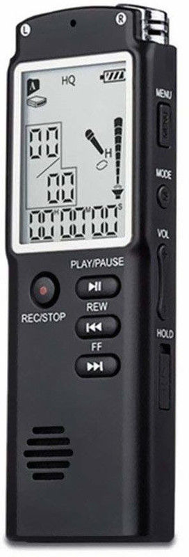AIGO DGTL 8GB Voice Recorder Rechargeble with Dictaphone, MP3 Player and LCD Display 8 GB Voice Recorder(2 inch Display)