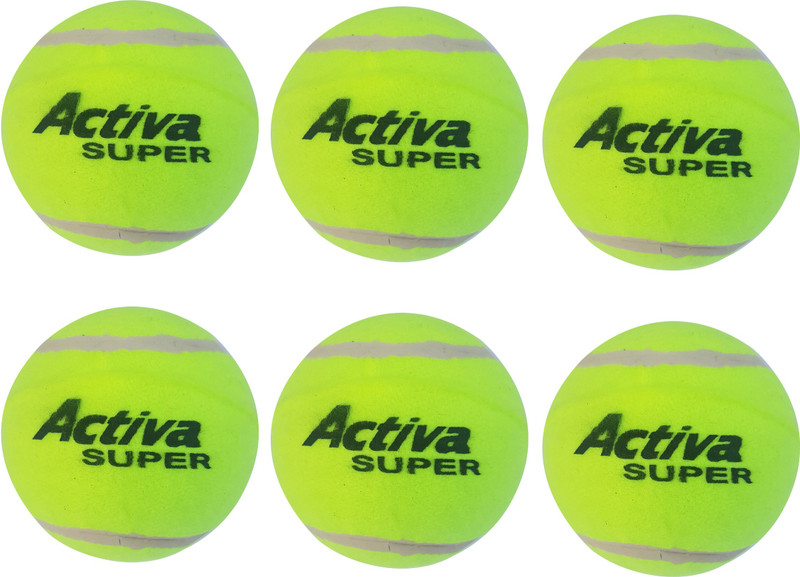 Scorpion Sporting Goods TRUE15 Activa Super Extra Duty Tennis Balls(Pack of 6)| Tennis Ball(Standard, Pack of 6, Yellow)